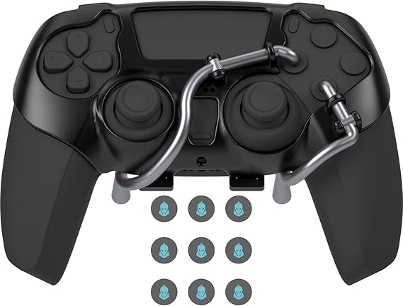 EXknight Leverback Mechanical FPS Back Paddles for PS5 Controller (Black)