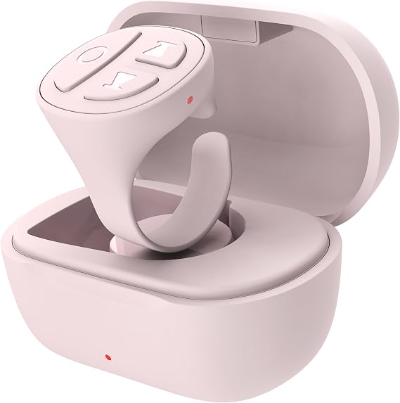 TikTok Scrolling Ring, Bluetooth Camera Remote,Scrolling Ring Remote for TikTok iPhone Facebook YouTube Instagram Android Phone, Fingertip Wireless
