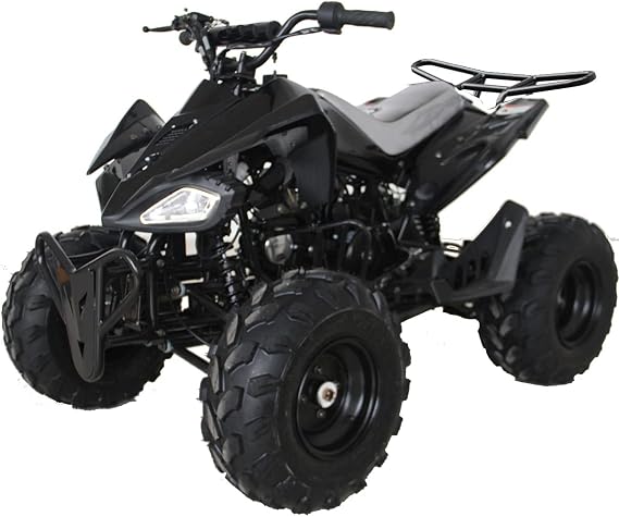 X-PRO 125cc ATV Quad ATVs Quads 125cc 4 Wheeler Youth ATVs (Black)