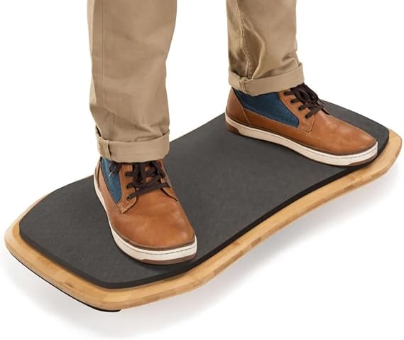 UPLIFT DESK Motion-X Balance Board - 27" Ergonomic Wobble Board for Standing Desks, Anti-Fatigue Support for Core Engagement & Stability