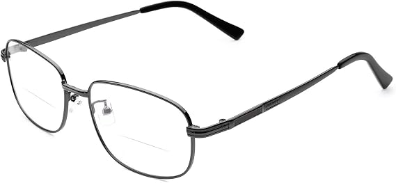 Metal Frame Bifocal Reading Glasses Men Women Comfortable Readers Bifocal Eyeglasses