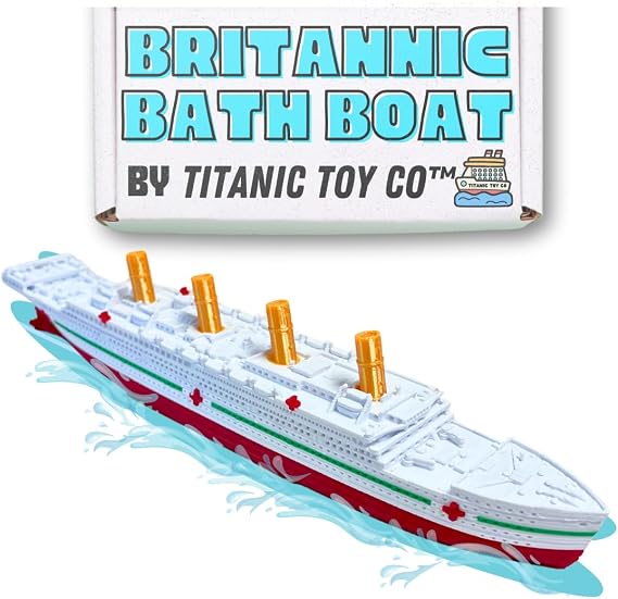 Titanic Floating Bath Boat And Pool Toy By TitanicToyCo, RMS Titanic Toys For Kids, Historically Accurate Titanic Toy, Titanic Ship, Titanic Cake Topper, Titanic Figurine, Titanic Boat