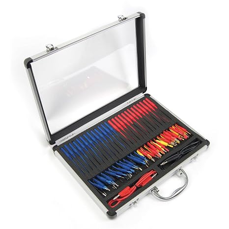 Electronic Specialties 146 Silver 12.5" x 9.5" x 1.75" 54 Piece Automotive Connector Test Kit