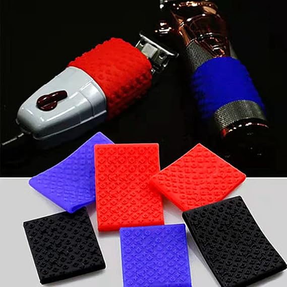 WAYUTO Set of 9 Professional Silicone Barber Clipper Bands for Hair Trimming, Hair Styling and Grooming