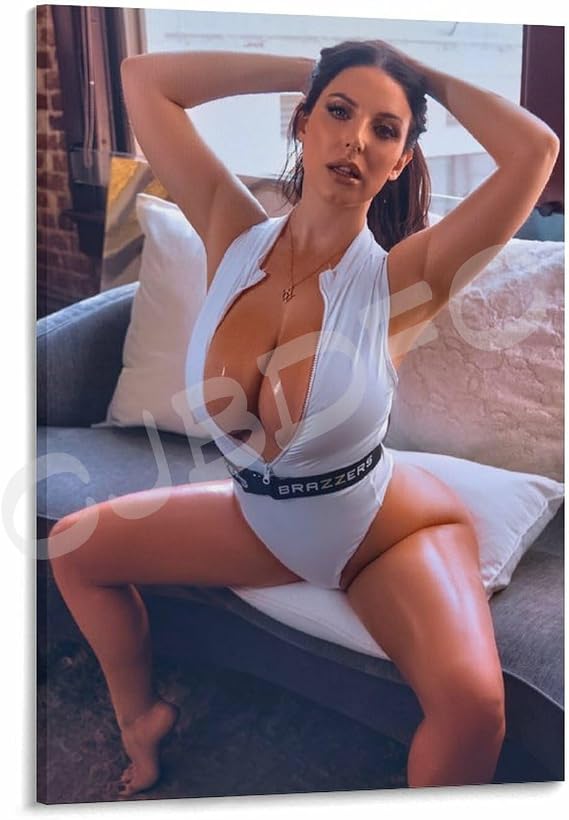 Angela White Sexy Psoter Actress Bikini Poster (9) Canvas Painting Posters And Prints Wall Art for Living Room Bedroom Decor 08x12inch(20x30cm) Frame-style