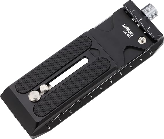 LEFTFOTO Camera Quick Release Plate with Arca Swiss Style Clamp for DJI Cimbal Stabilzer RS2/RS3/RS3-PRO/RSC2, Black.