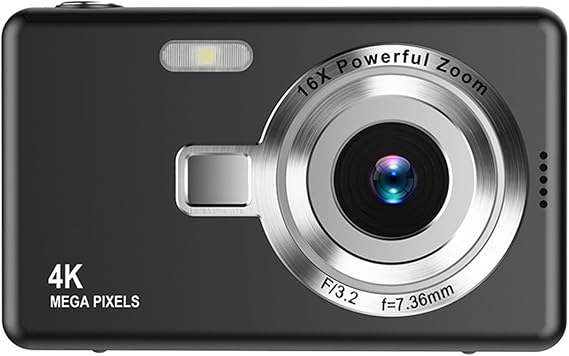4k Digital Camera Vlogging Camera for Photography Compact Pocket Cameras