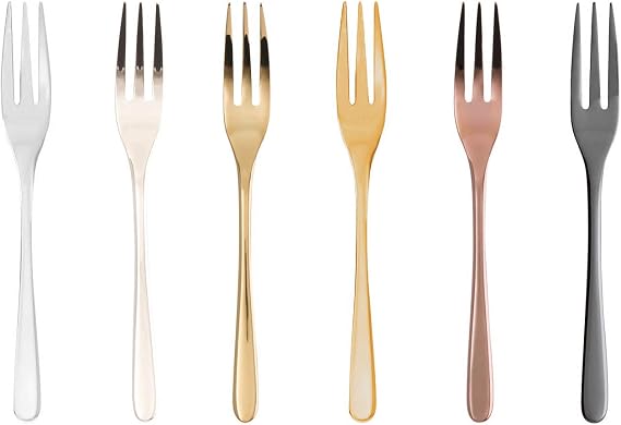 Sambonet - Confezione Regalo 6 Dolce Taste Pvd Mix & Play Forchette