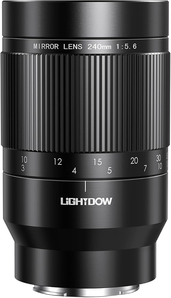 EF 240mm F5.6 Reflex Lens - MF for Canon EOS Rebel T8i/T7i/T7/T6i/T5/T3i/T3/T2i/XSi/XS/SL3/SL2/T100/90D/80D/70D/50D/5D Mark IV/6D II/7D II/1D X III II - DSLR Cameras Telephoto Lenses(EF/EF-S Mount)