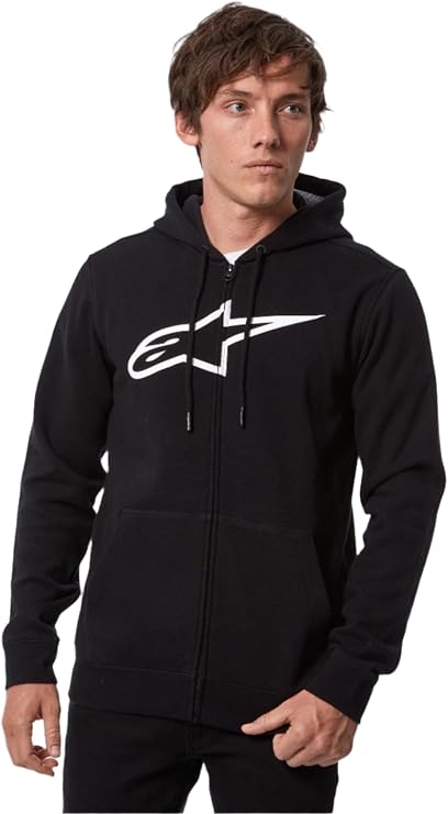 Alpinestars Ageless V3 Zip Hoodie (X-Large, Black/White)