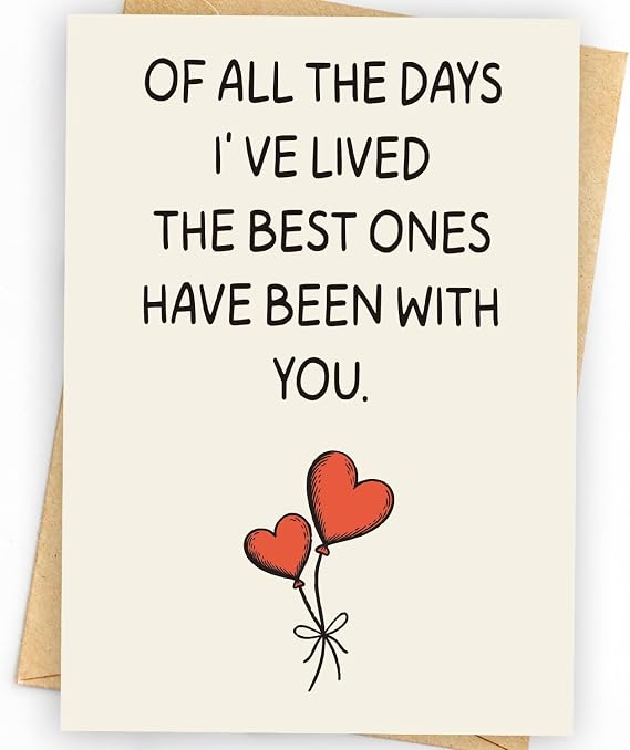 I Love You Card | Valentine Day Card Gifts | Happy Birthday or Anniversary Card & Gifts for Women, Men, Wife, Husband, Him, Her, Boyfriend, Girlfriend, Couple, Anyone | Wedding