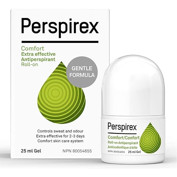Perspirex Comfort Antiperspirant for Men and Women Roll On Deodorant for Protection Against Sweat and Odour