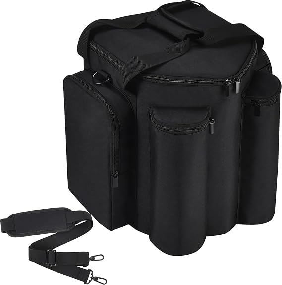 Case for Bose S1 Pro/S1 Pro+ System PA System,Travel Carrying Shoulder Bag Cover Compatible with Bose S1 Pro/S1 Pro+ System,Extra Bags for Microphone,Charger,Cable,Accessories (Black)