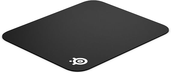 SteelSeries QcK mini 63005 Gaming Mouse Pad, Black, Small Non-Slip Rubber Base, 9.8 x 8.3 x 0.08 inches 25 x 21 x 0.2 cm