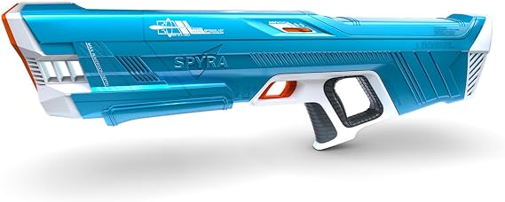 SPYRA - SpyraThree WaterBlaster - Electric & Automated Premium Water Gun with The Switch - Decide Between 3 Epic Game Modes (Blue)