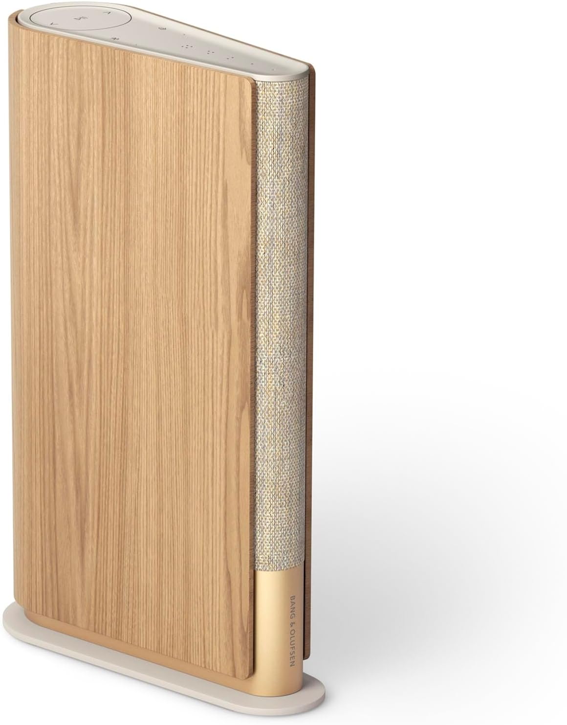 Bang & Olufsen Beosound Emerge - Slim Compact WiFi and Bluetooth Shelf Speaker with Extra Wide Sound Elegant Design for Home Sustainable Certified Speaker - Gold