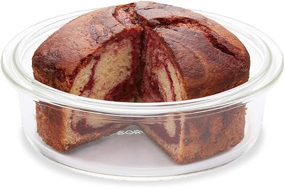 Borosil Round Cake Dish, 1.4L