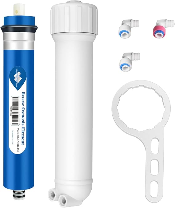 Membrane Solutions 150 GPD RO Membrane and 1812 Housing Kit