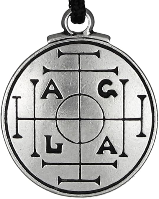 Pepi Medieval Money Talisman - AGLA Amulet Prosperity Pendant Necklace