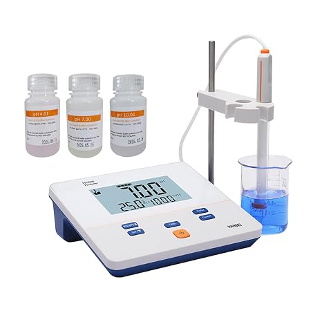 Lab Benchtop pH Meter,1-2 Points Auto Calibration,0.01 pH Accuracy