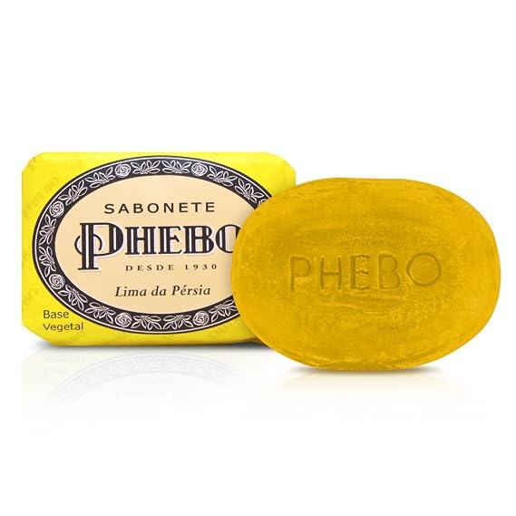 Phebo Linha Tradicional Sabonete em Barra de Glicerina Lima da Persia 90 Gr Classic Collection - Persian Lime Glycerin Bar Soap Net 3.17 Oz