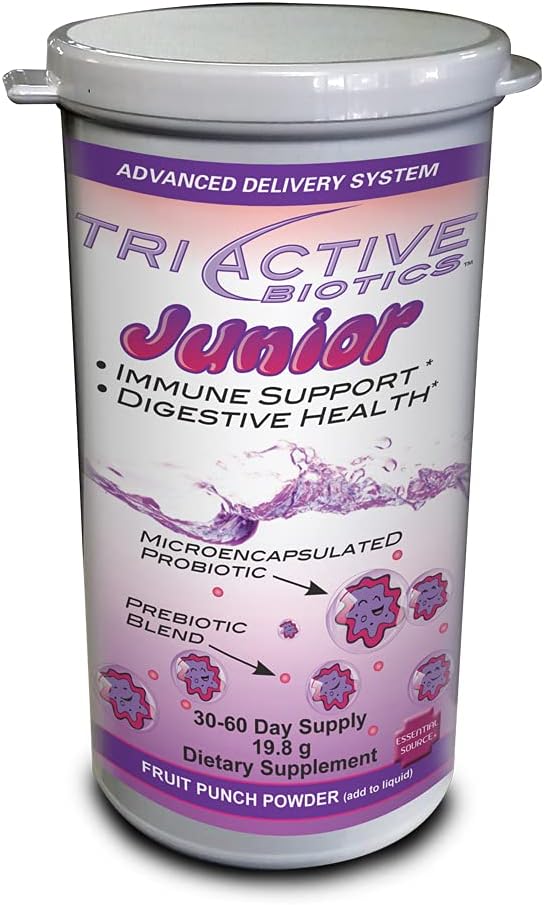 Essential Source TriActive Biotics Junior Kids Powder Probiotic 6B CFU