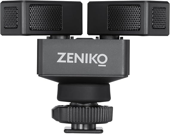 ZENIKO OC-D1 Camera Set-top Microphone Live Broadcast Cardioid Microphone Recording and Radio Equipment,Commonly Used in Vlog Shooting, Video Recording,Live Broadcast and Other Scenarios