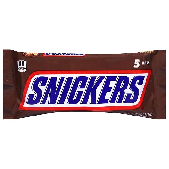 SNICKERS Original Milk Chocolate Bars, 5 Pack