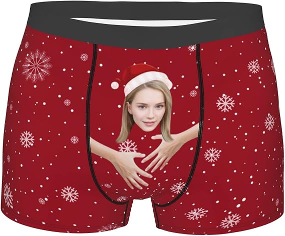 Custom Lover Face Boxers Briefs for Men
