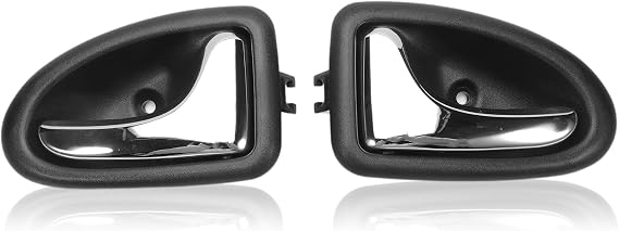 Clio 2 Door Handle Lid and Handle for Renault Clio 3 Twingo 1 Traffic 2 Megane Scenic 8200915599 8200915598 (1 Pair)