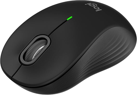 Logitech M550MBKs Wireless Mouse, Quiet, Wireless, Regular, Black