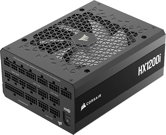 CORSAIR HX1200i (2025) ATX 3.1 PCIe 5.1 Ready 1200W Power Supply Black