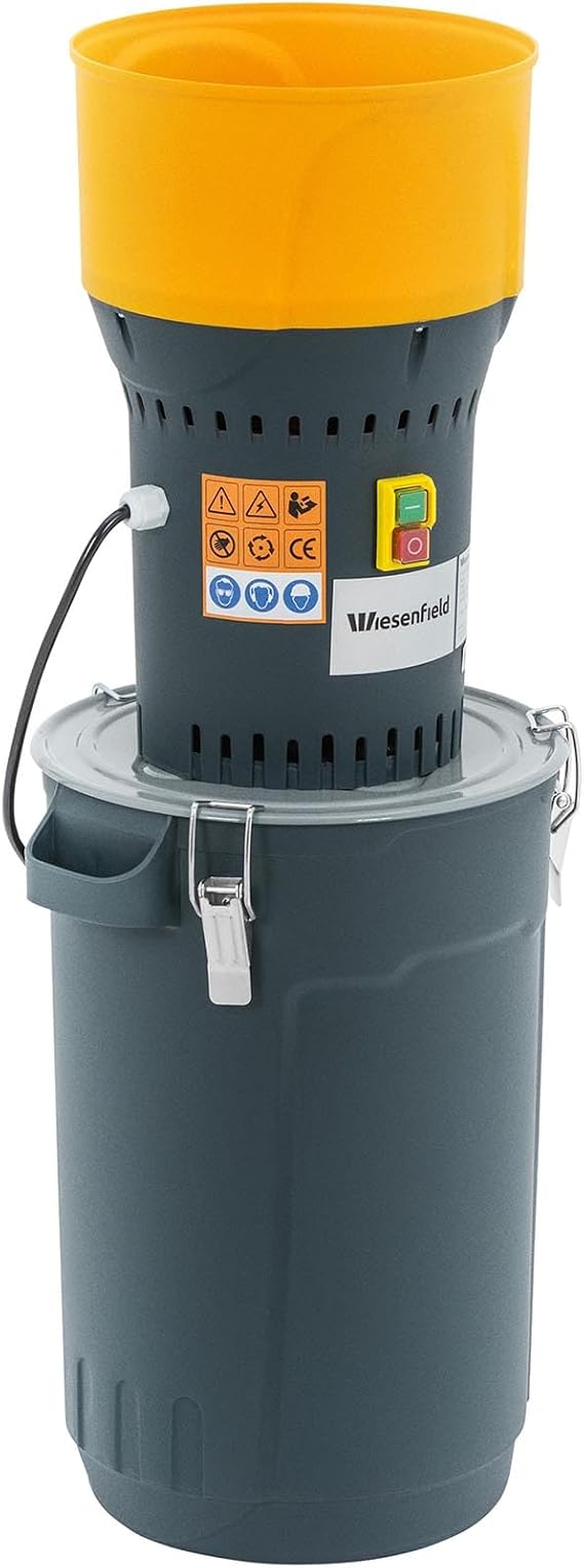 Electric Grain Mill - 25 l - 300 kg/h - 1300 W Electric flour mill Corn mill Grain grinder Wheat mill