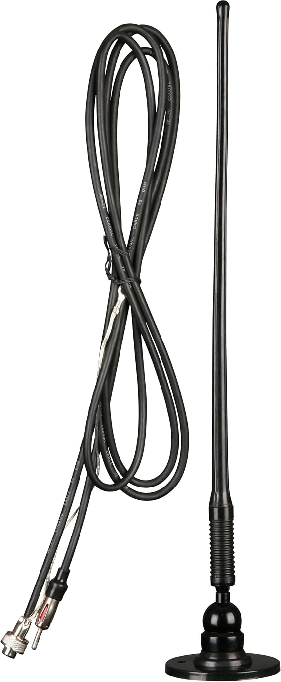 Metra Electronics 44-us01r Side/top Mount Rubber Antenna, Black
