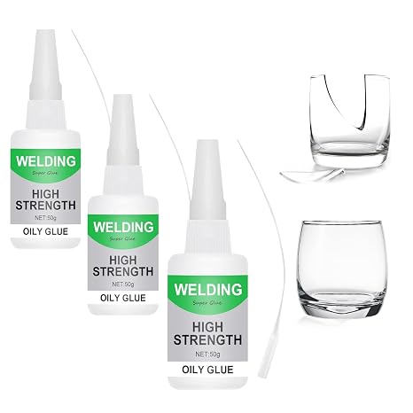 Welding High-Strength Oily Glue, Strong Adhesion Oil-Based Welding Glue, Instant Bonding Multifunctional Glue for Shoes, Ceramics, Metal, Plastic, Wood, Leather, Glass (3PCS)
