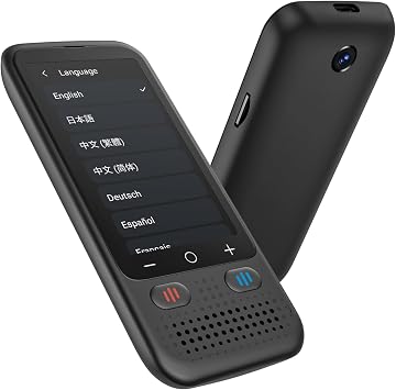 Language Translator Device, Upgraded ChatGpt AI Translator No WiFi Needed, 150+ Languages Two Way Real-Time Voice Translation, Offline&Recording&Photo Translation for Travel Business Learning