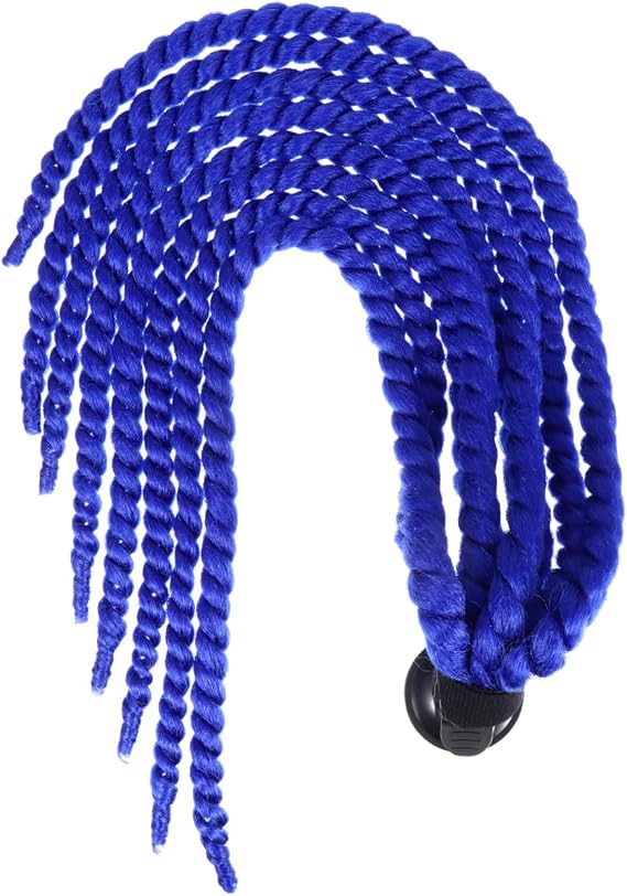 Helmet Dreadlocks Ponytail Cool Helmet Decoration Cycling Helmet Beanie Helmets for Helmet Braid Decal