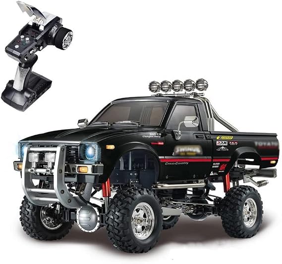 RC Crawler Offroad RC Truck 4WD Remote Control Pickup Trucks with 540 Brushed Motor, 2.4 Ghz 1/10 Scale All Terrain Car Brushed RTR Gift for Adults