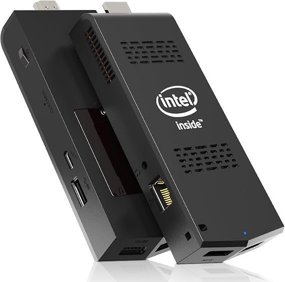 AKLWY Mini PC Stick 8GB RAM 256GB SSD with Celeron J4125 & Windows 11 Pro, Intel Compute Stick Support HDMI 4K 60Hz, Dual Band WiFi 2.4G/5G, BT 4.2,Gigabit Ethernet, Auto-On After Power Failure