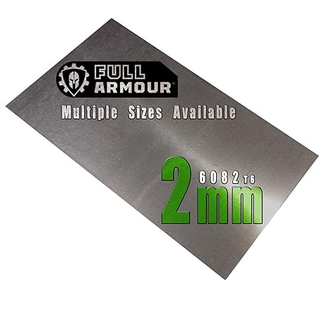 2mm Aluminium Sheet Plate - Grade 6082 T6 (100mm x 150mm)