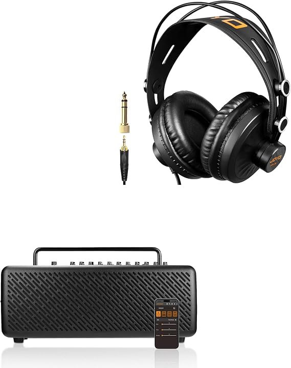 JOYO 40W Desktop Guitar Amp JAM Buddy III Bundle with JOYO Studio Headphones JMH-02