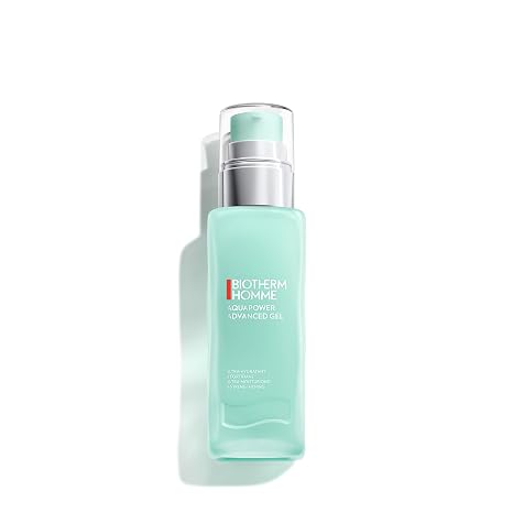 Aquapower Advanced Gel, Men's Gel Face Moisturizer That Hydrates And Strengthens Skin, Fresh And Fast-Absorbing Water-Gel Formula - Non-Sticky Daily Skincare for Him