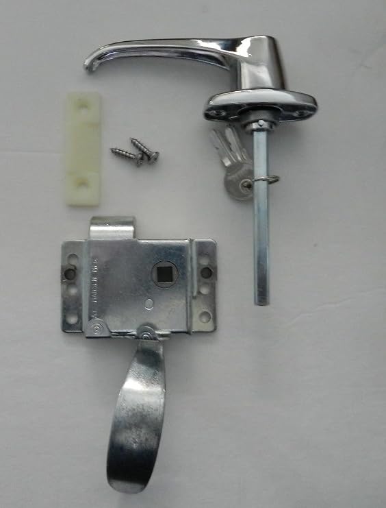 Rv Teardrop Trailer Camper Passenger Locking Door Handle Kit