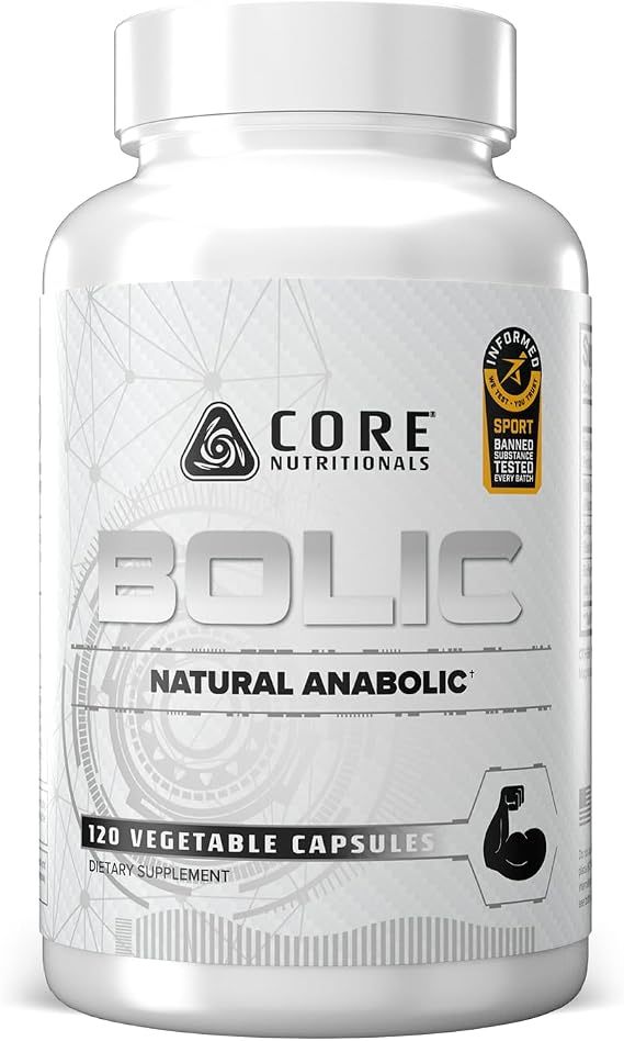 Core Nutritionals Bolic Natural Anabolic, Muscle Support, 120 Veg Caps