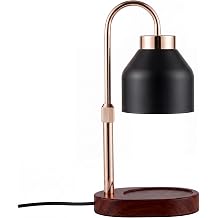 Candle Warmer Lamp with Timer & Dimmer, Gifts for Mum, Candle Warmer Gift for Women, Adjustable Height Candle Warmer for Jar Candles,Black (Black)