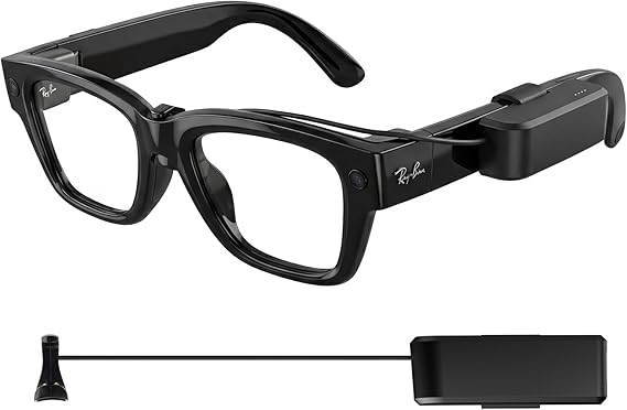 Battery Pack Charger for RayBan Meta Display, Portable Charger for Meta Glasses Accessories, Wearable Mini Power Bank for Meta Display