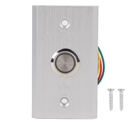 Sonew Premium Aluminum Door Access Control System Exit Button with Indicator Light for Secure and Easy Access