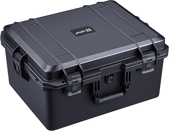 Lykus HC-4630 Waterproof Hard Case with Foam, Inner Size 16.65*12.72*8.54in