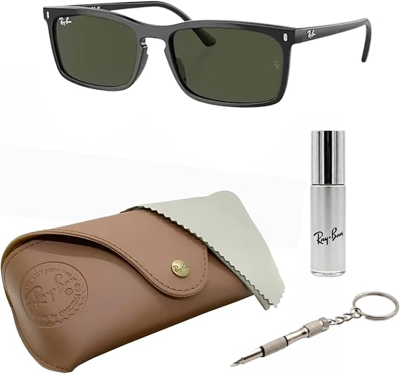 Ray-Ban RB4435 Rectangle Sunglasses with Official RAYBAN Eyewear Kit