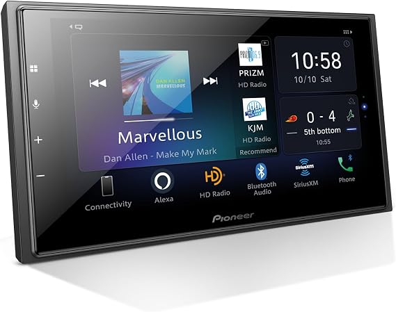 Pioneer DMH-WC5700NEX 6.8" Touchscreen Modular Chassis Car Stereo | Digital Multimedia Receiver, Wireless Apple CarPlay & Android Auto, Amazon Alexa, Bluetooth, FLAC, Backup Cam, Hi-Volt RCA
